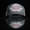 EXCLUSIVE: Embroidered Rose trucker hat